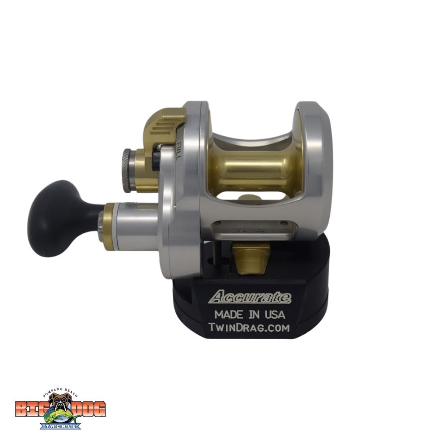 Accurate Boss Fury Conventional Reel- 500- Silver Nepal