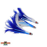GYPSY FEATHERS BLUE WHITE