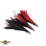 GYPSY FEATHERS RED BLACK