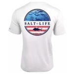 Salt Life Respect Slx Performance SS Shirt White Back