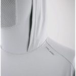 Pelagic Exo-Tech Hooded Fishing Shirt Solid Light Grey Hood