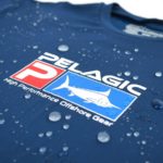 Pelagic Kids Aquatek Navy Water Logo