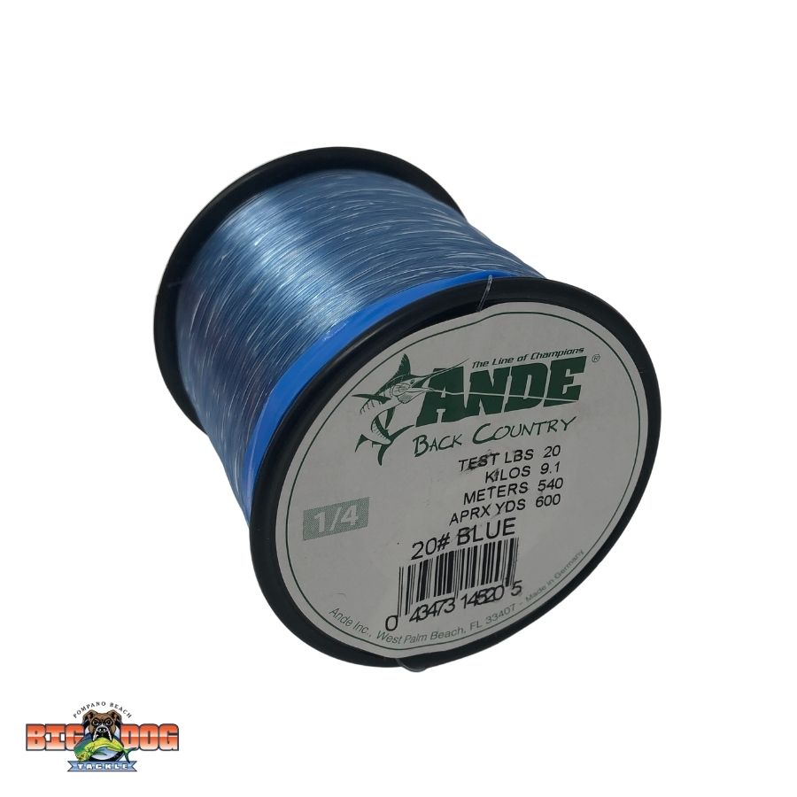 Ande Monofilament Fishing Line, 1/4 lb. Clear, Assorted Line Sizes –  Tangled Tackle Co