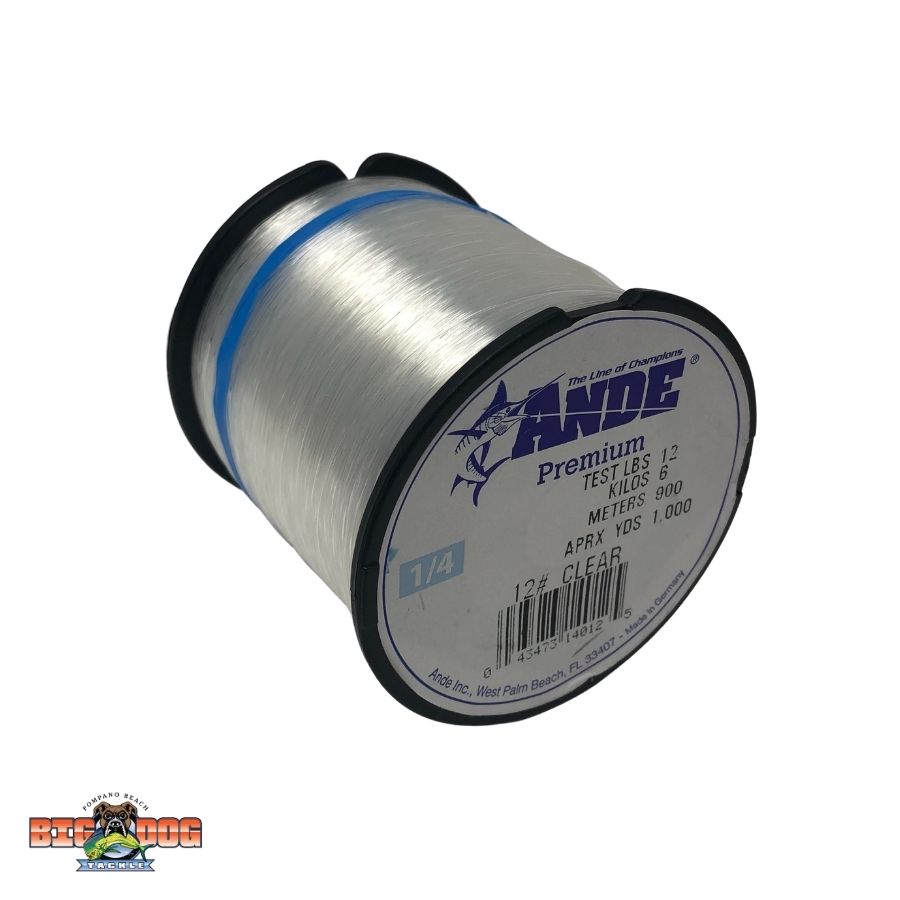Ande Premium Monofilament Line 1/4 lb. Spool - 50-Lb. - Clear