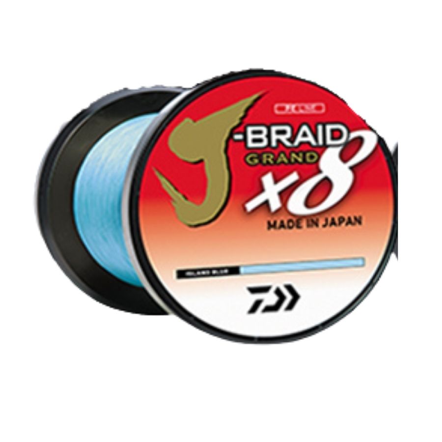 Daiwa J-Braid Grand 8X Chartreuse Braided Line 150YD. Spool (Select lb.  Test)