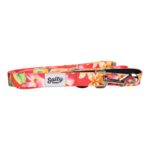 Salty Paws Dog Leash Pink Floral Flat