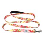 Salty Paws Dog Leash Pink Floral Main