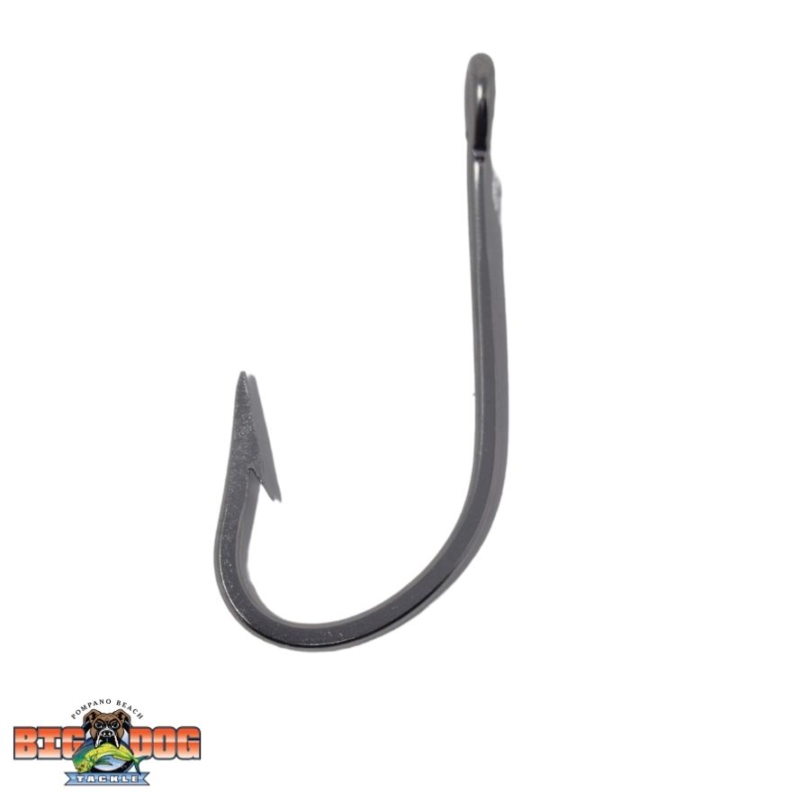 2pk Straight J Fishing Hooks - FISH TAMER Stainless Steel Strong