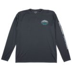 Pure Lure Oval Tuna Long Sleeve Performance Shirt Carbon Front