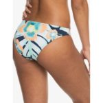 Roxy Printed Beach Classics Moderate Bikini Bottom Mood Indigo Ventura Back