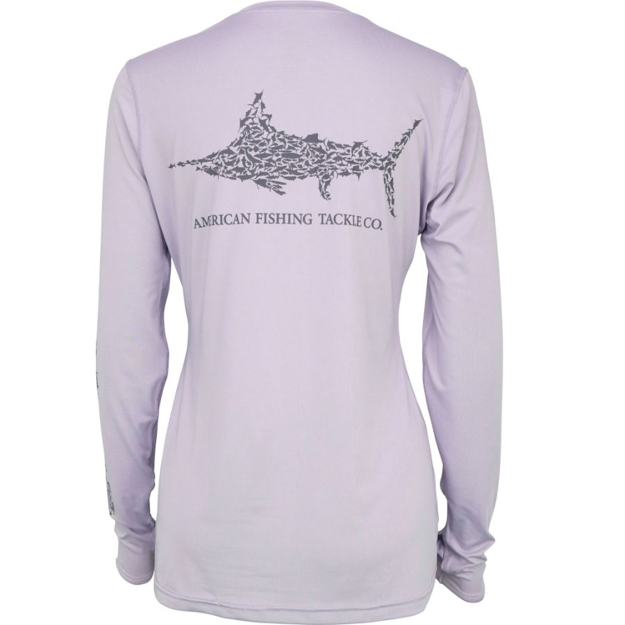 AFTCO Women's Jigfish Shirt - Long Sleeve - Carmine