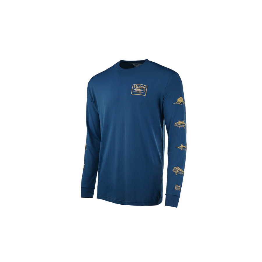 Pelagic Aquatek Game Fish Performance Fishing Long-Sleeve Shirt 3XL