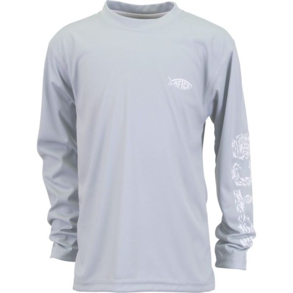 Aftco Youth Jigfish Long Sleeve Performance Shirt