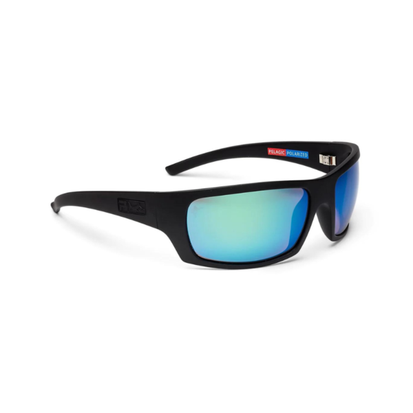 Pelagic Fish Hook Polarized Sunglasses Black